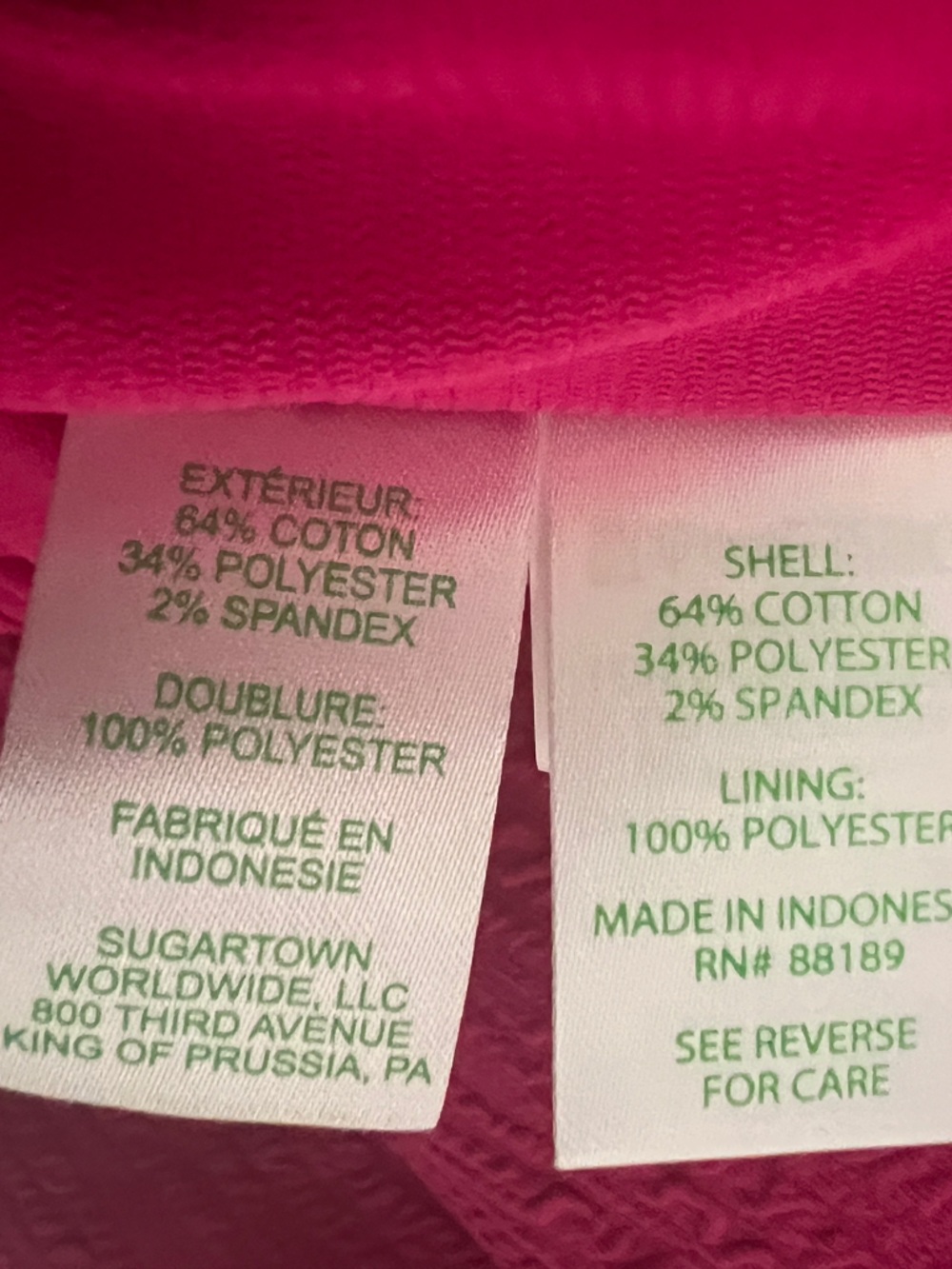 Lilly Pulitzer Brinley Stretch Shift Wavy Jacquard Mystique Pink Dress Size L - Picture 8 of 15